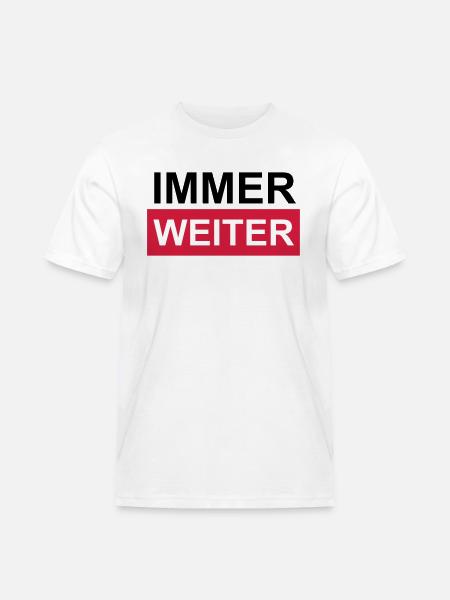 Immer weiter! - Männer Workwear T-Shirt - Weiß