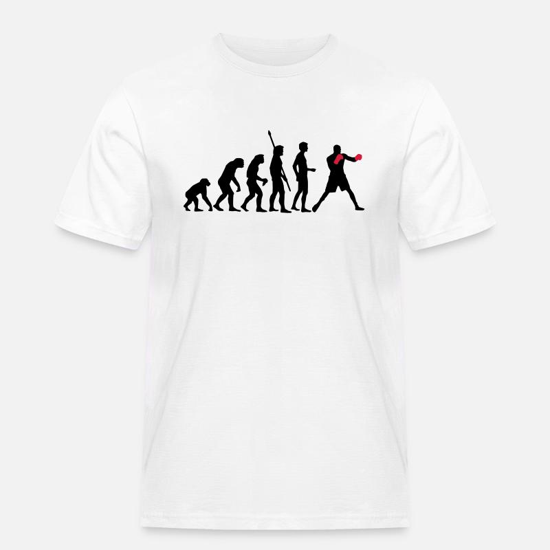 evolution_boxen_b_2c - Men's Workwear T-Shirt - white