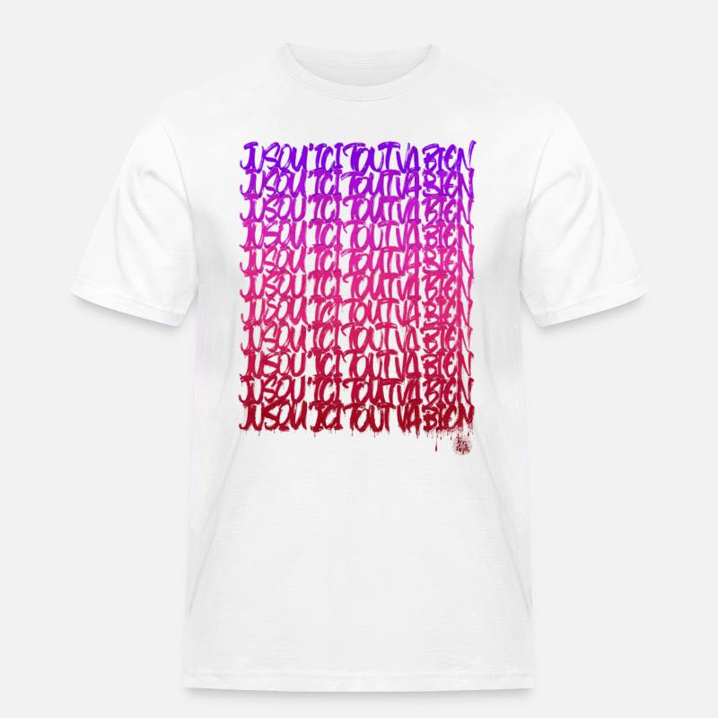 So weit so gut - Männer Workwear T-Shirt - Weiß