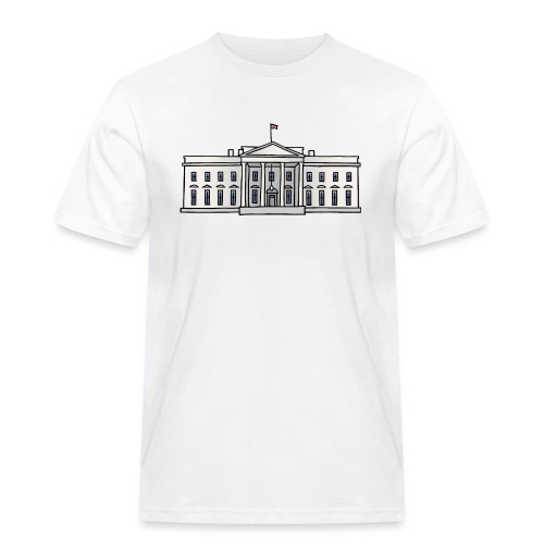 Weiße Haus Washington DC - Männer Workwear T-Shirt