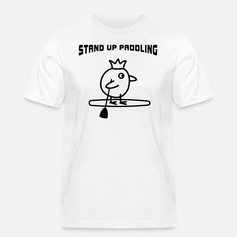 Vogel SUP - Männer Workwear T-Shirt - Weiß