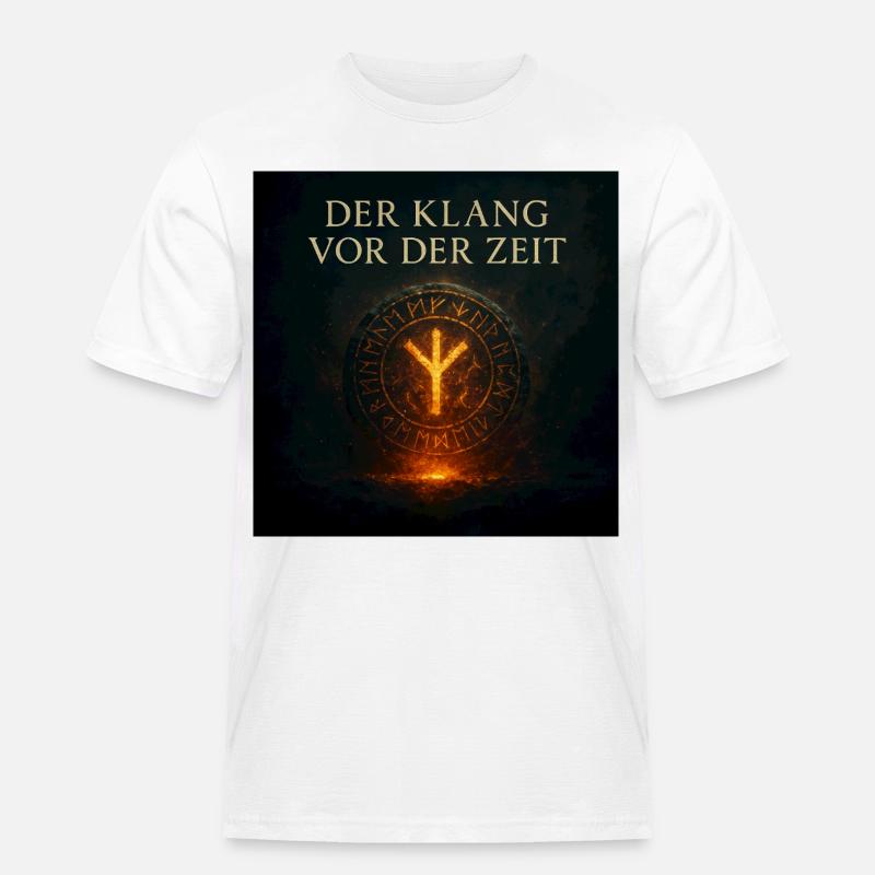 Der Klang vor der Zeit - Männer Workwear T-Shirt - Weiß