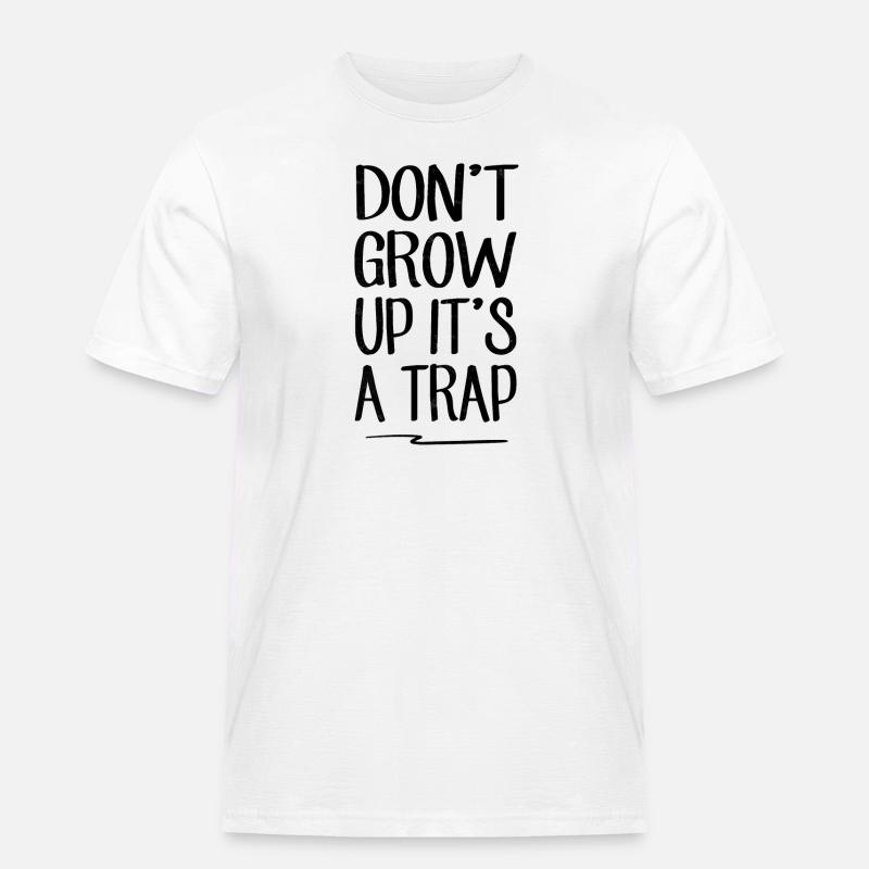 sarkastisch - Männer Workwear T-Shirt - Weiß