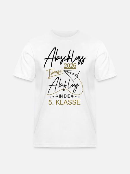 Grundschule Abschluss 2026 - Männer Workwear T-Shirt - Weiß