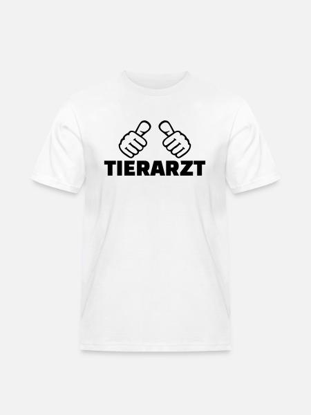 Tierarzt - Männer Workwear T-Shirt - Weiß