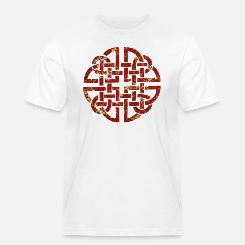 Celtic knot 8 e 232 - Men's Workwear T-Shirt - white