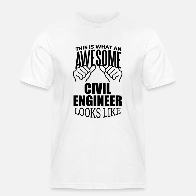 Civil Engineer - Men's Workwear T-Shirt - white