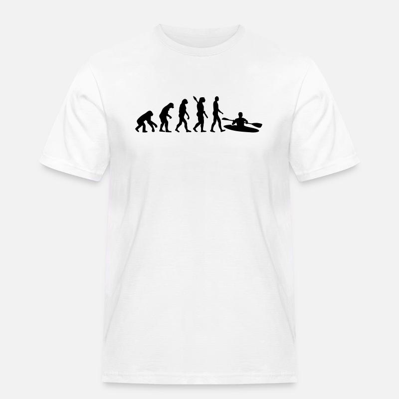 Evolution Kayak - Men's Workwear T-Shirt - white