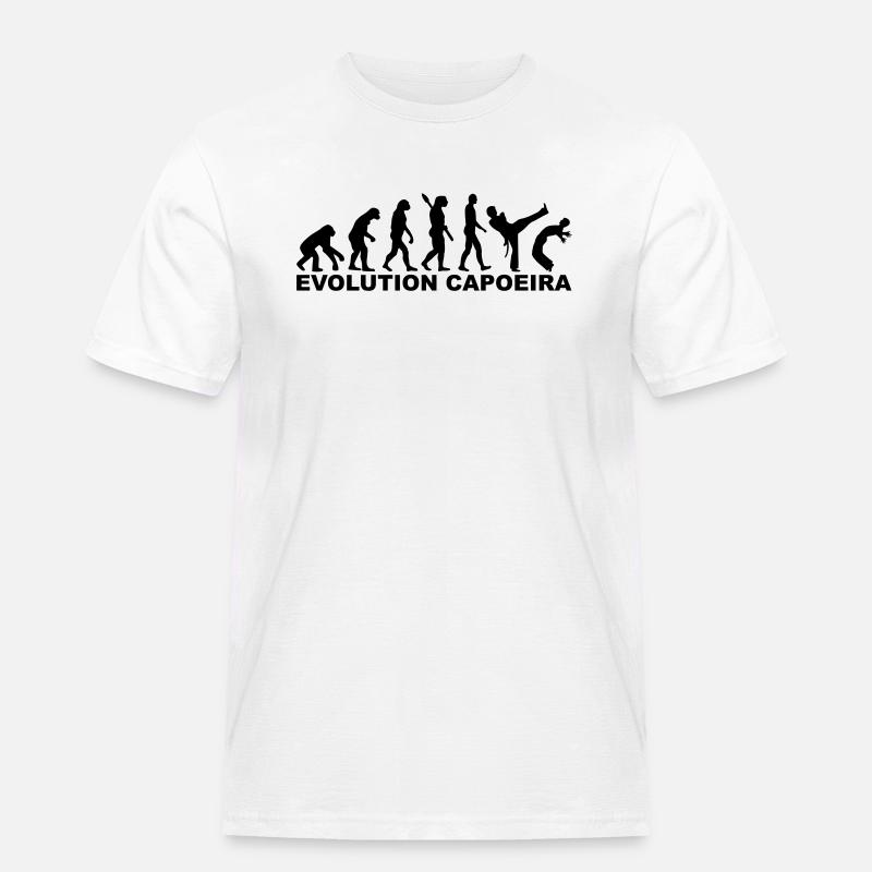 Evolution Capoeira - Men's Workwear T-Shirt - white