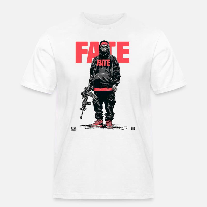 Fate Skeleton - Men's Workwear T-Shirt - white