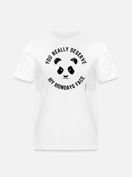 Mondays Face - Men's Workwear T-Shirt - white
