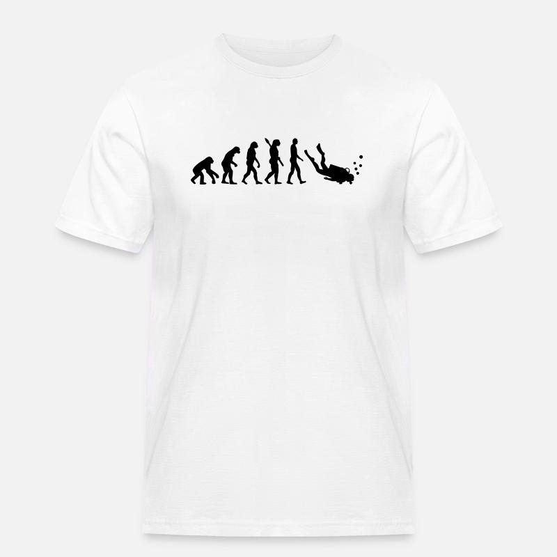Évolution Plongée - T-shirt Workwear homme - blanc