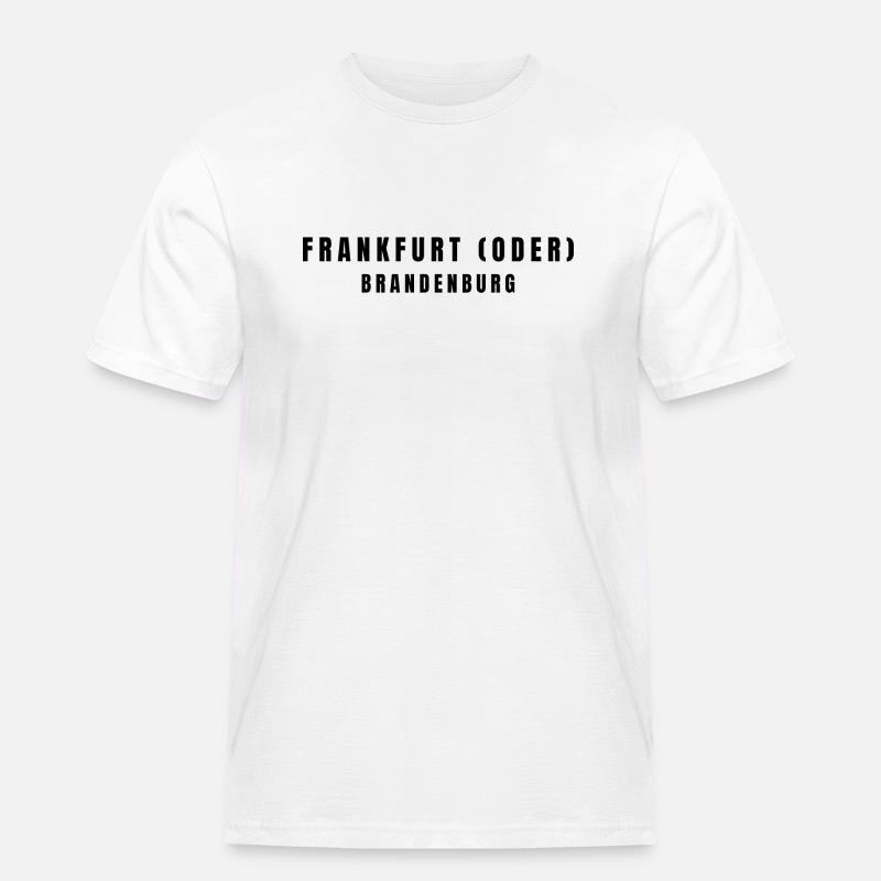 Francfort-sur-l’Oder Brandebourg - T-shirt Workwear homme - blanc