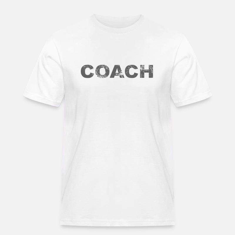 Coach Trainer Training - Men's Workwear T-Shirt - white