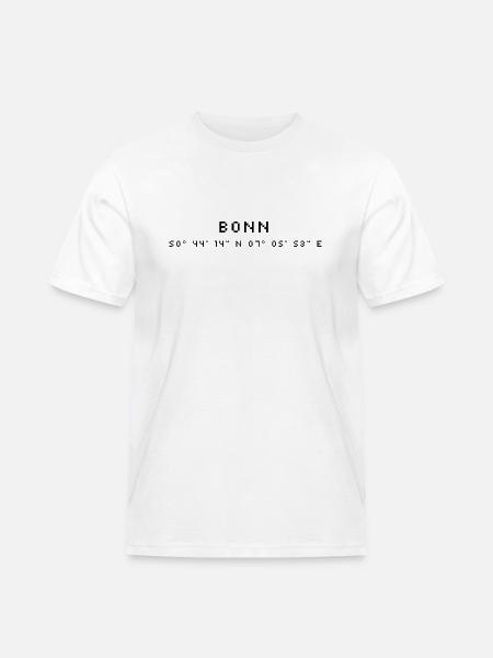 Bonn coordinates - Men's Workwear T-Shirt - white