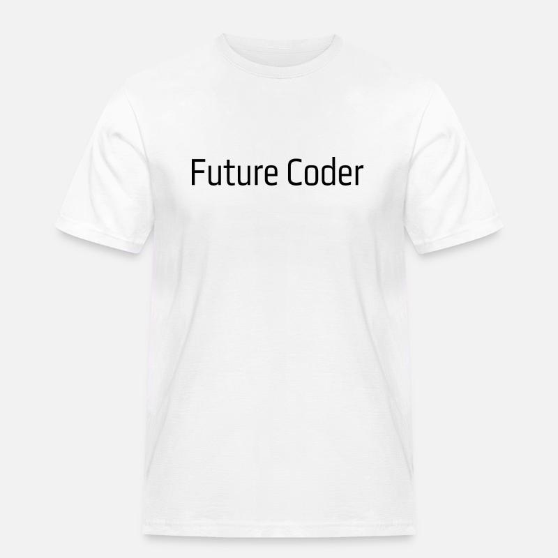 Future Coder - Men's Workwear T-Shirt - white