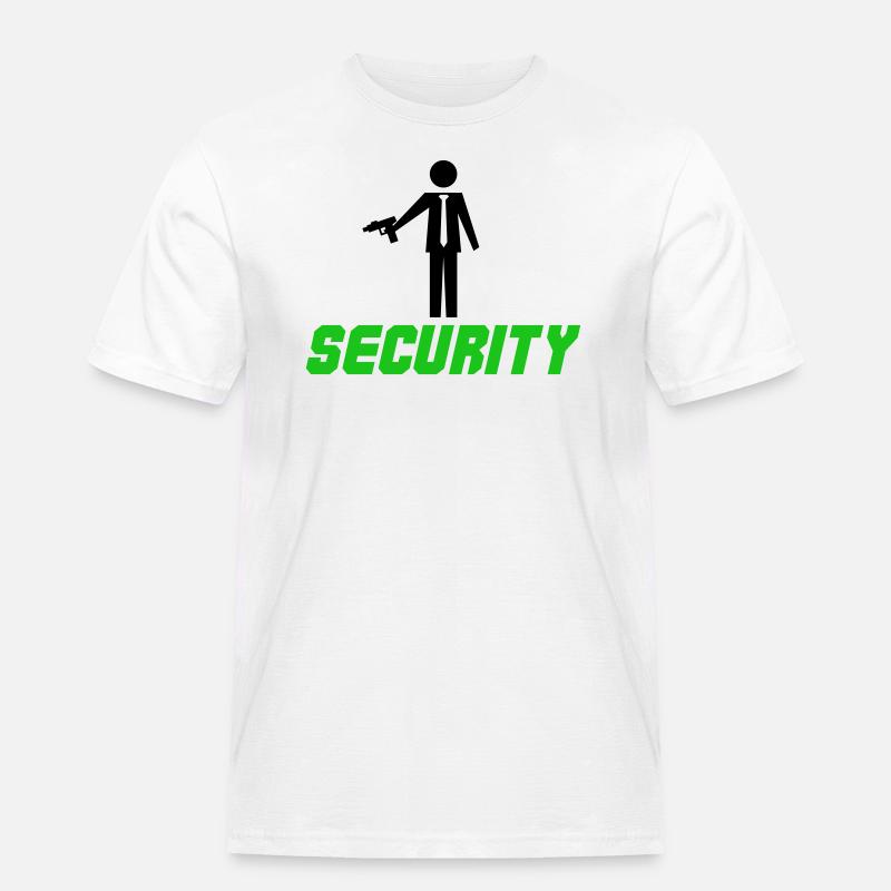 security design - Männer Workwear T-Shirt - Weiß