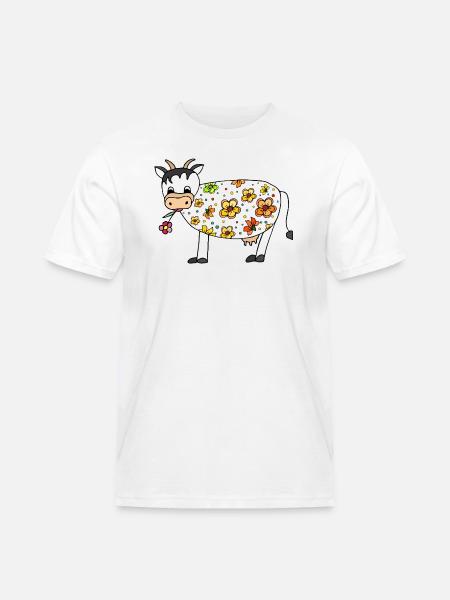 Vache - T-shirt Workwear homme - blanc