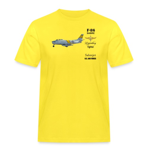 F-86 Sabre - Männer Workwear T-Shirt
