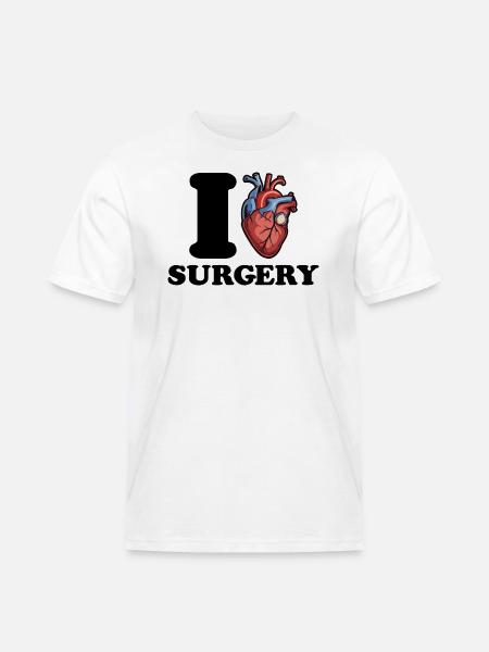 I love surgery - Men's Workwear T-Shirt - white