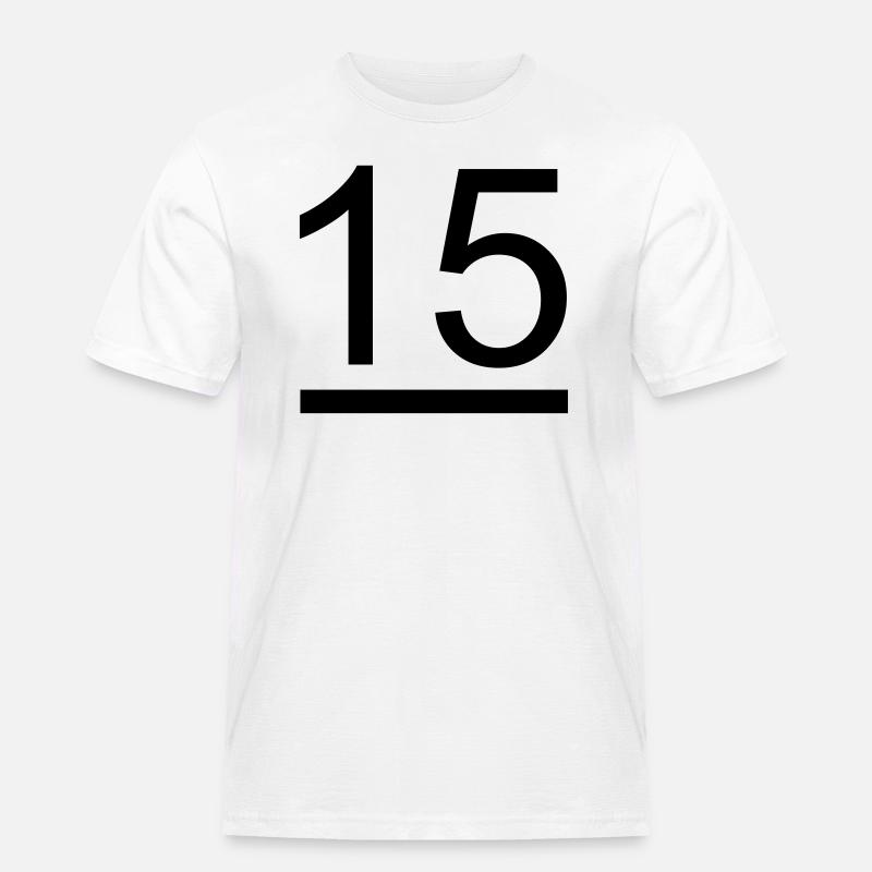 15 Meter Klasse Segelzeichen - Männer Workwear T-Shirt - Weiß
