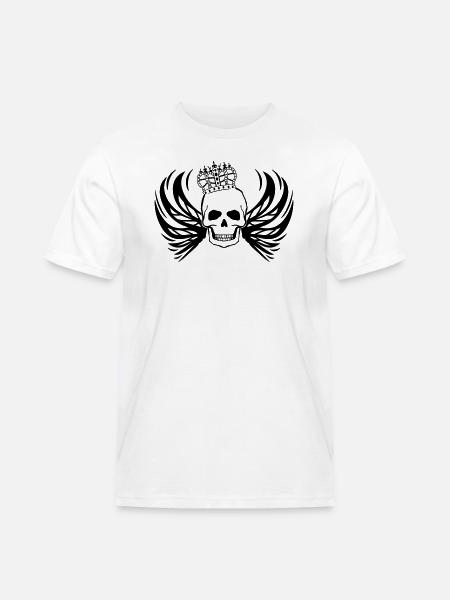 skull king - Männer Workwear T-Shirt - Weiß