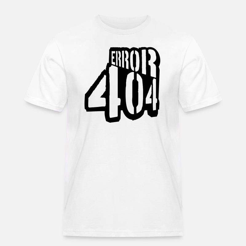 Problem Error 404 Message - Men's Workwear T-Shirt - white