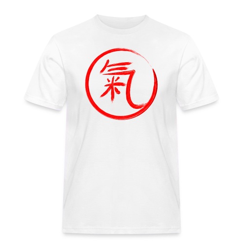 Qi Kreis - Männer Workwear T-Shirt