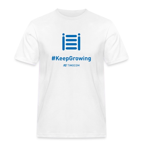 KeepGrowing blue - Męska koszulka robocza