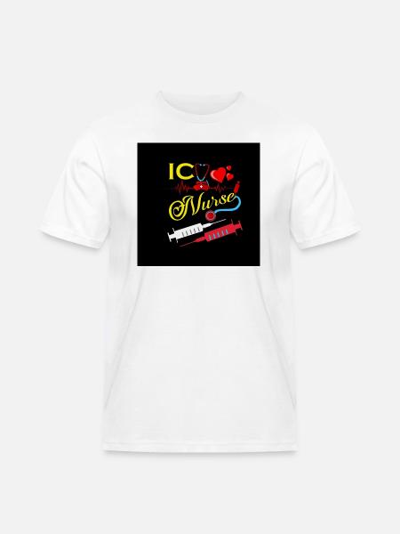 Conception de l’injection infirmière - T-shirt Workwear homme - blanc