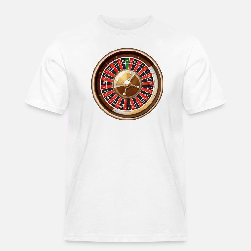 boardgame chess backgammon game night - Männer Workwear T-Shirt - Weiß