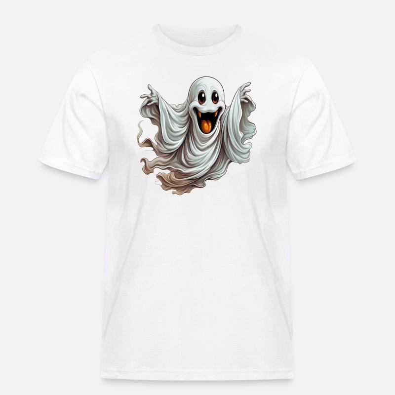 Geister, Übernatürliche Wesen oder Einbildung? - Männer Workwear T-Shirt - Weiß