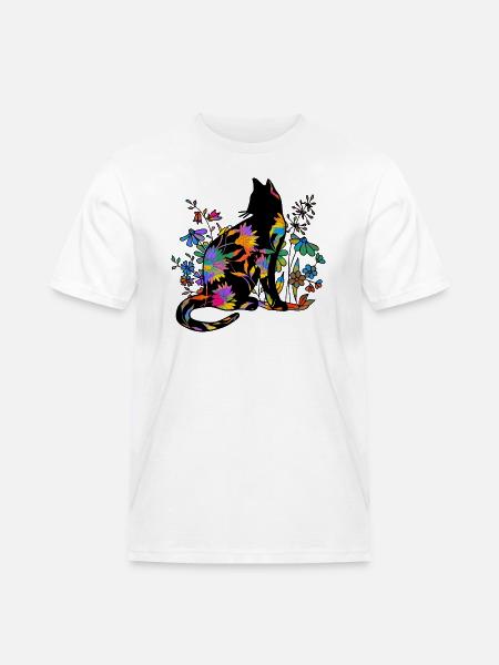 Cat - Men's Workwear T-Shirt - white