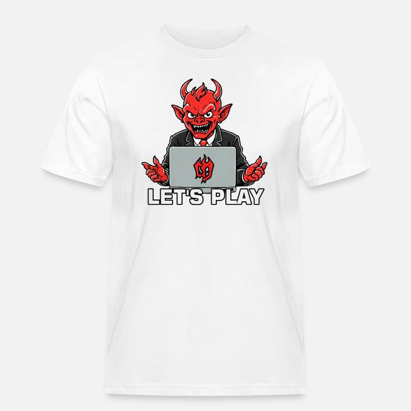 Red Devil - Men's Workwear T-Shirt - white