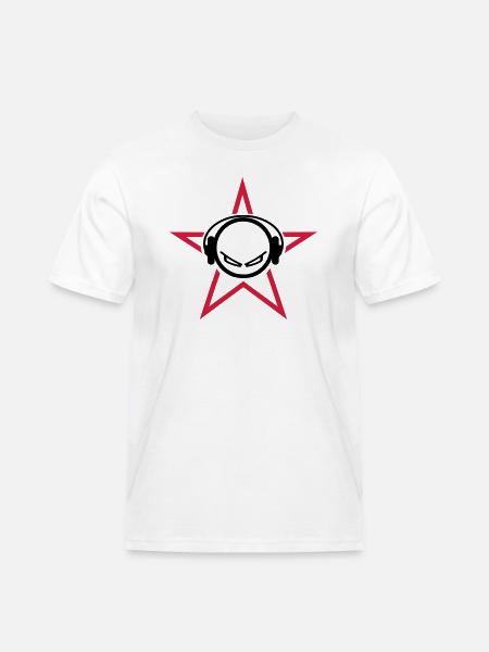 DJ - Men's Workwear T-Shirt - white
