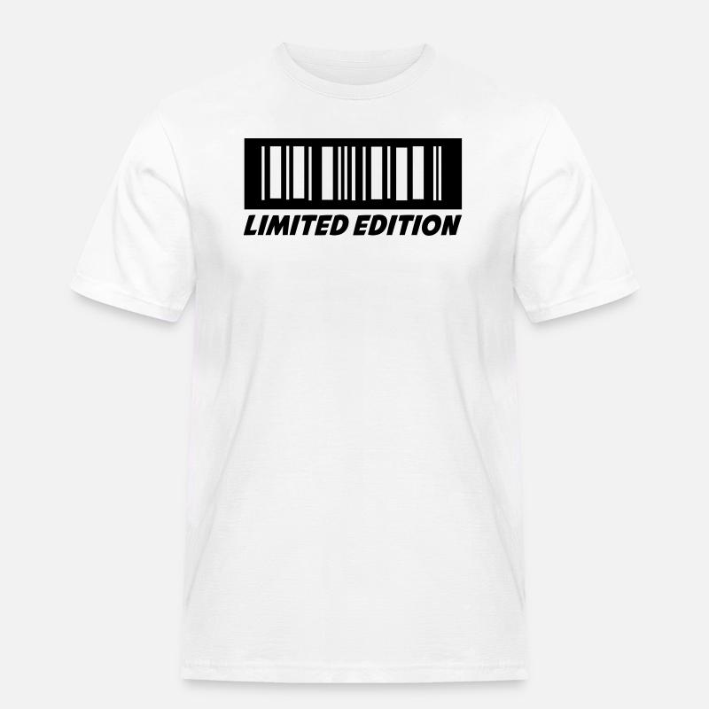 barcode_02 - Männer Workwear T-Shirt - Weiß