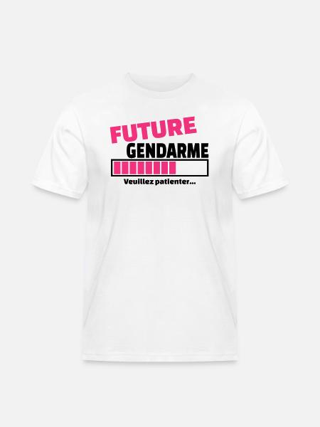 future gendarme - T-shirt Workwear homme - blanc