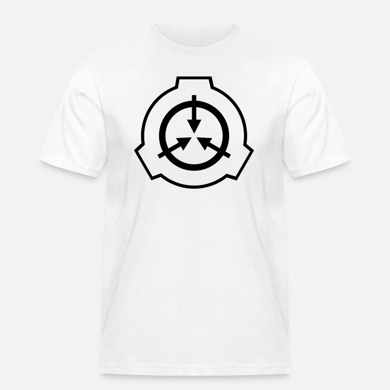 SCP Foundation Logo - Männer Workwear T-Shirt - Weiß
