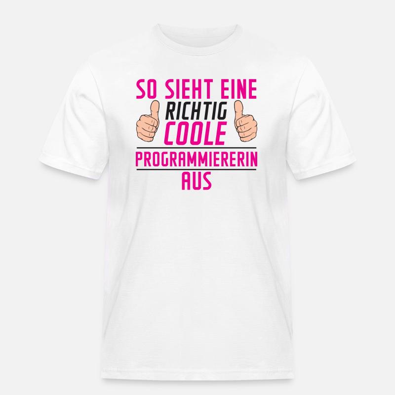 Programmiererin | Software Entwickler | | Spruch - Männer Workwear T-Shirt - Weiß