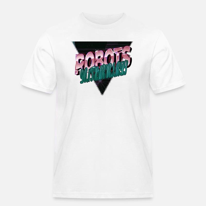 birthday present automatic artificial intelligence - Männer Workwear T-Shirt - Weiß