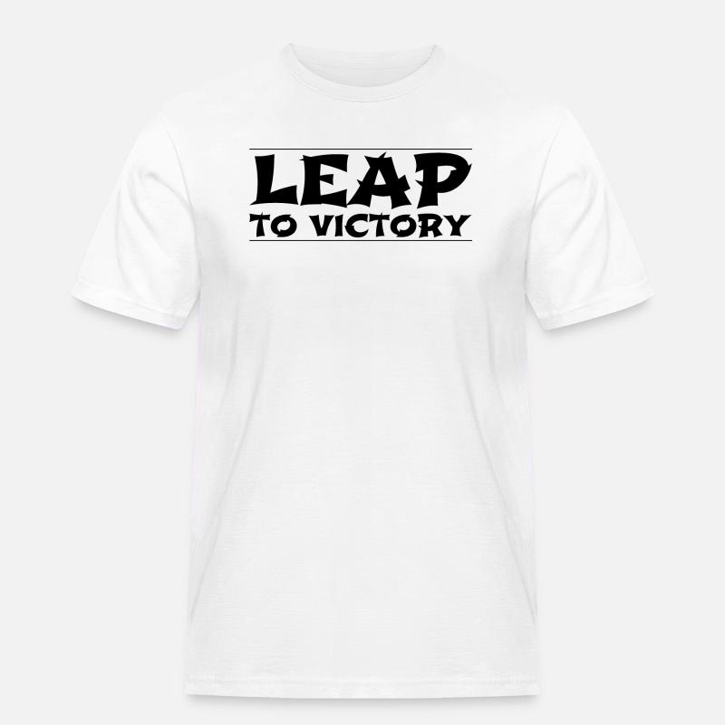 present idea birthday present risk-taking - Männer Workwear T-Shirt - Weiß