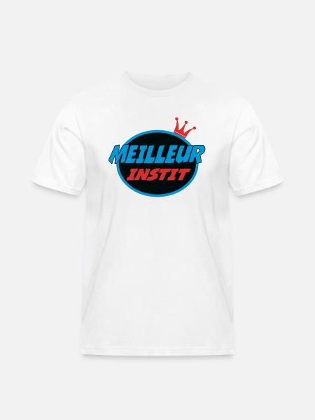 BESTER LEHRER - Männer Workwear T-Shirt - Weiß