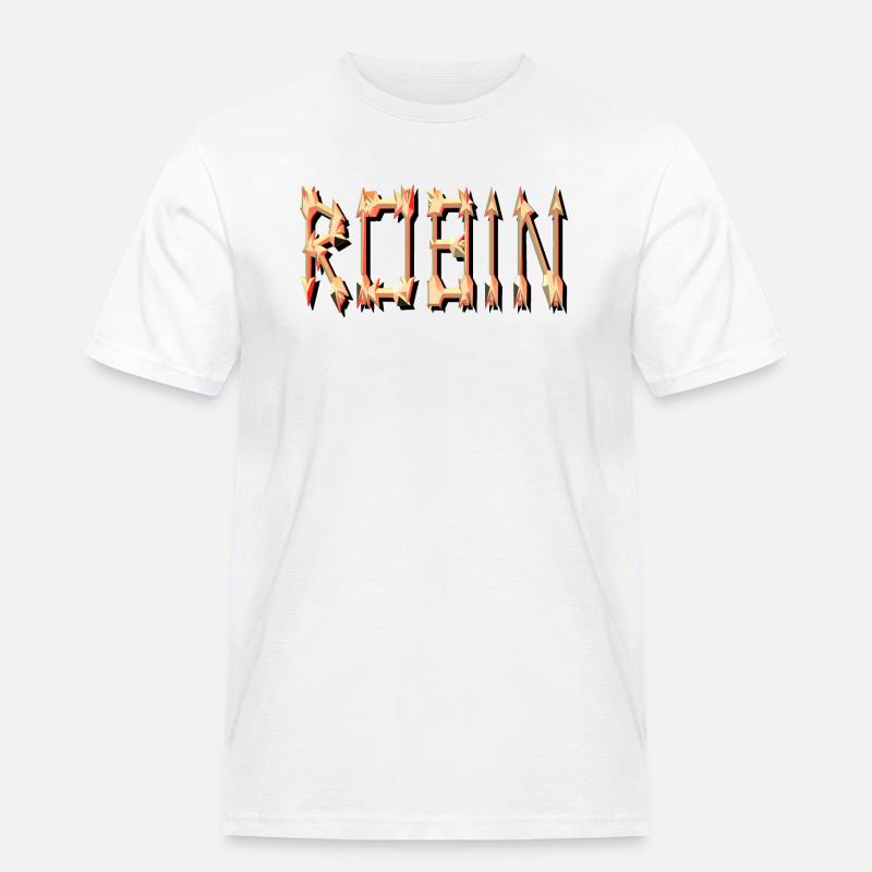 robin2 - Männer Workwear T-Shirt - Weiß