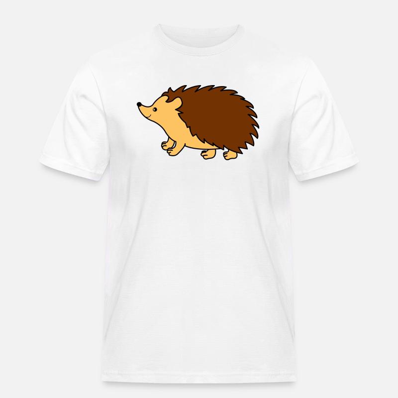 igel comic - Männer Workwear T-Shirt - Weiß