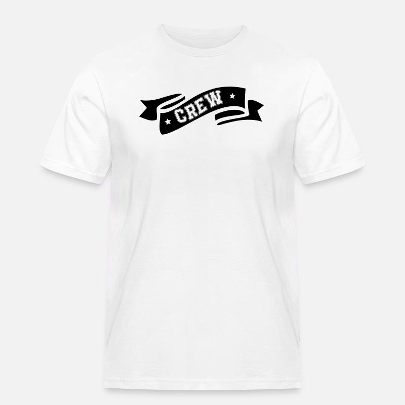 Crew - Männer Workwear T-Shirt - Weiß