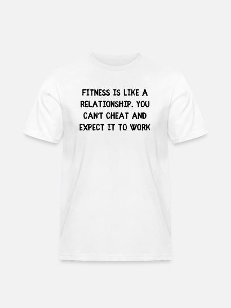 Fitness Relationship - Men's Workwear T-Shirt - white