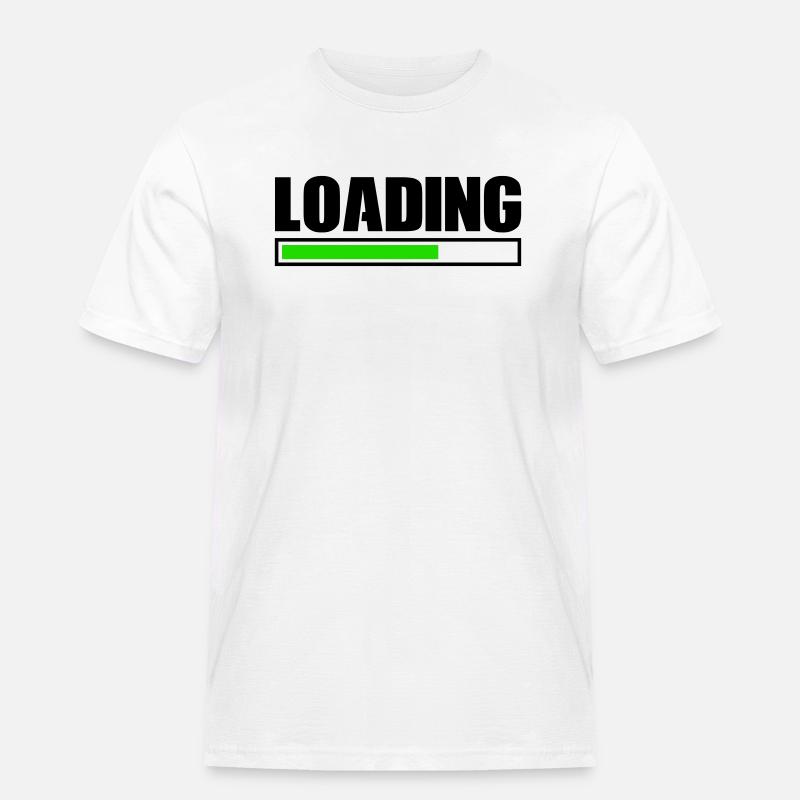 loading - Männer Workwear T-Shirt - Weiß