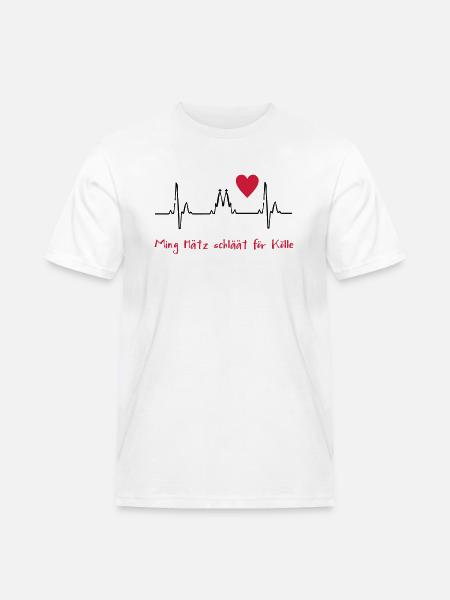 2541614 10819764 Koeln - Männer Workwear T-Shirt - Weiß