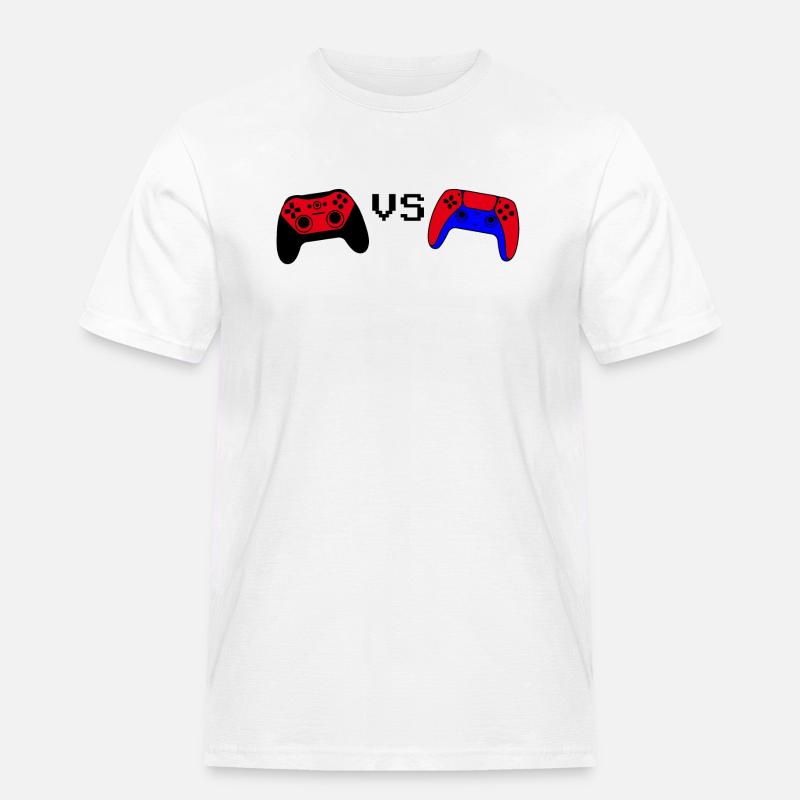 Controller VS - Männer Workwear T-Shirt - Weiß