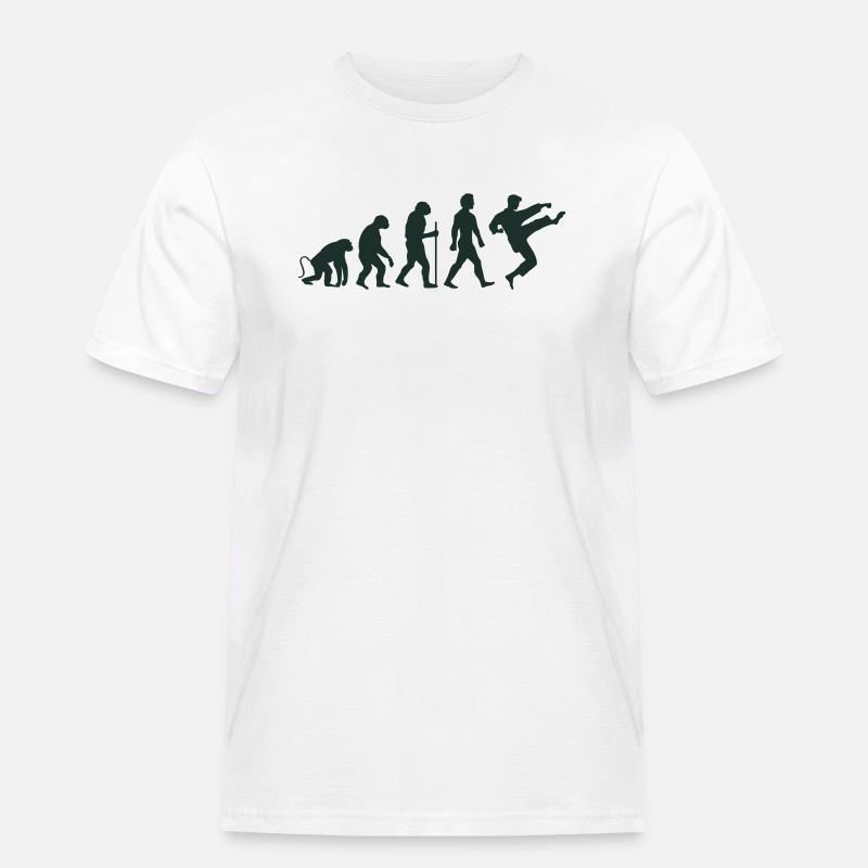 Karate Evolution - Men's Workwear T-Shirt - white
